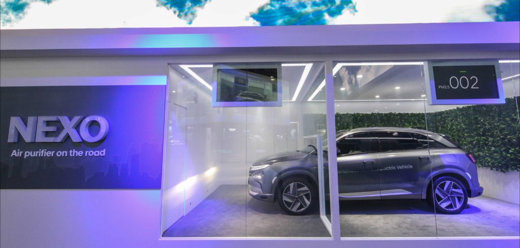 Hyundai hydrogen fuel cell vehicle