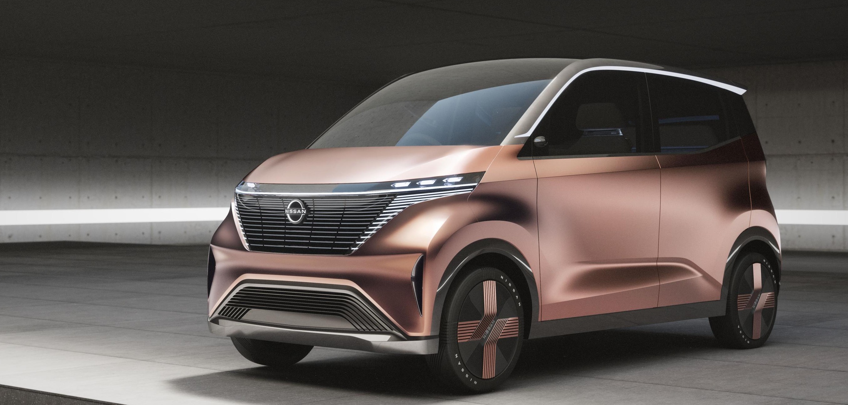 Nissan IMk Futuristic electric city car concept revealed Electric