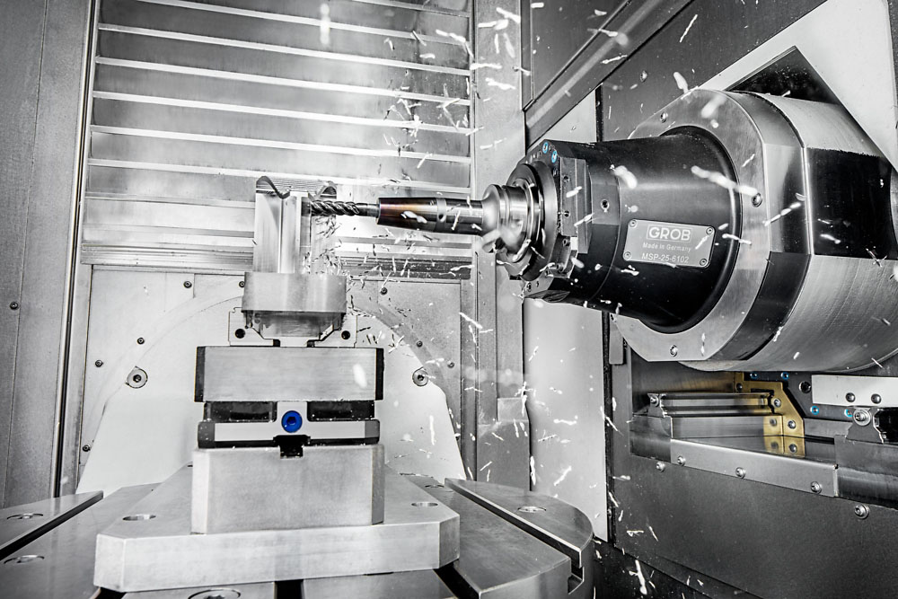 GROB automates manufacturing of CNC machines for the automotive