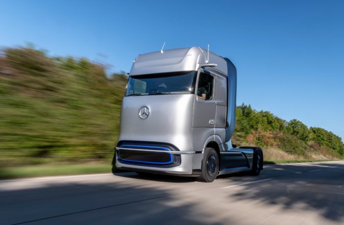 Mercedes Benz Fuel Cell Concept Truck Revealed Electric Hybrid Vehicle Technology International